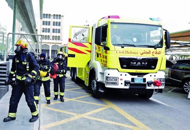 Civil Defence Contains Fire in Al Khor, No Injuries Reported